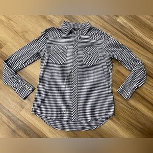 Salt Valley Western Men’s pearl-snap up shirt size Medium